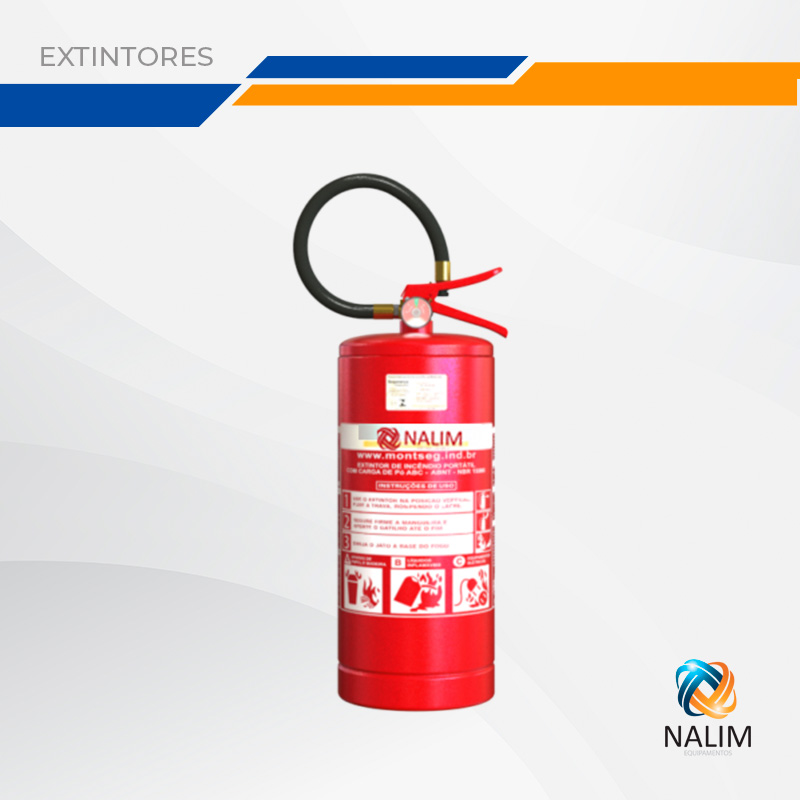 Extintor Pó Químico ABC 8 KG