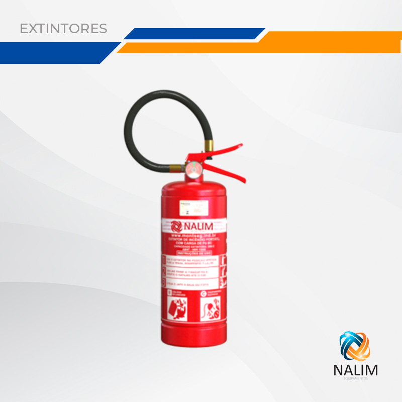 Extintor Pó Químico BC 4 KG