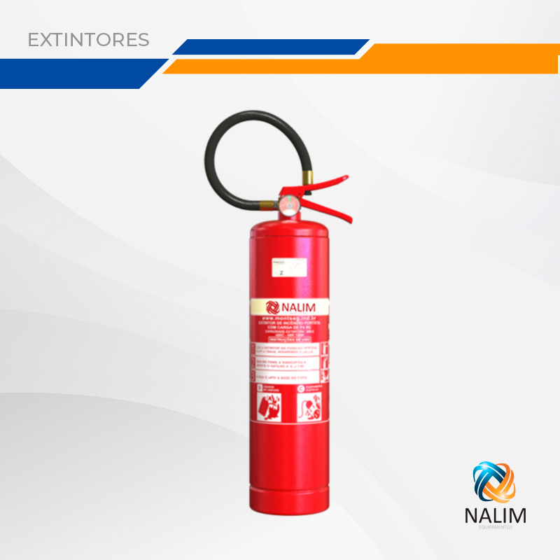 Extintor Pó Químico BC 6 KG
