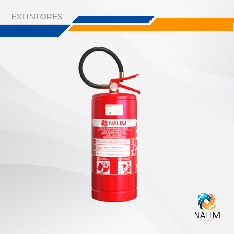 Extintor Pó Químico BC 8 KG
