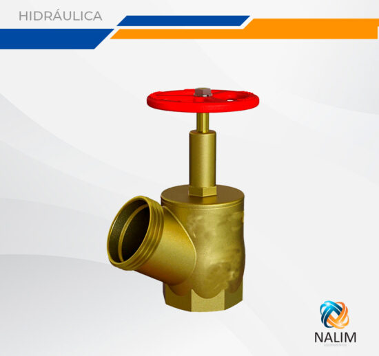 Válvula Angular 2.1/2" x 45° PN 20 – Industrial Pesado
