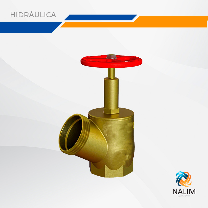 Válvula Angular 2.1/2" x 45° PN 20 – Industrial Pesado