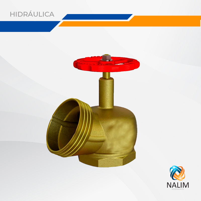 Válvula Angular 2.1/2" x 45° PN 10 – Monobloco