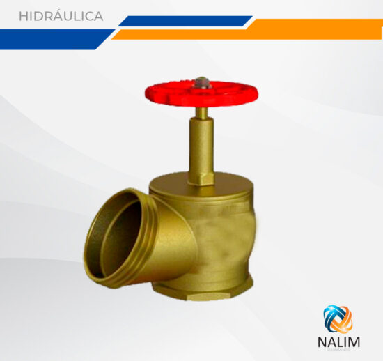 Válvula Angular 2.1/2" x 45° PN 16 – Industrial Leve